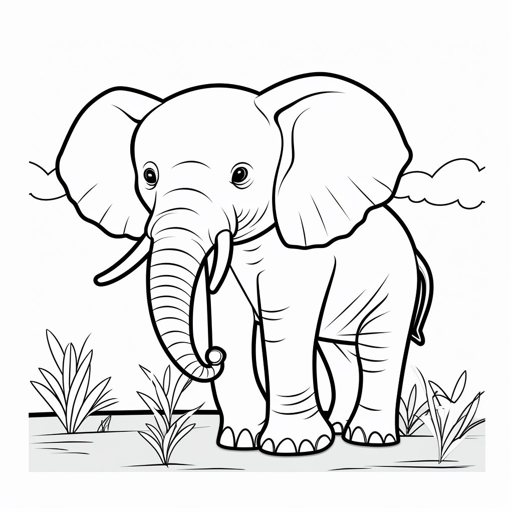 Раскраски слонов